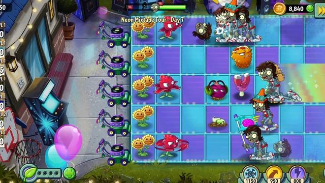 Plant Vs Zombie 2 Neon Mixtape Tour Level 7