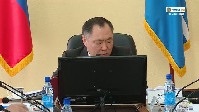 Аппаратное совещание Главы республики Тыва.