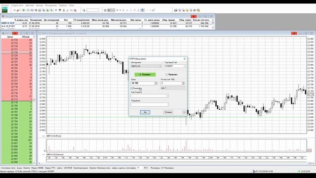 Рыночные заявки в квик. Как купить акции в Quik. Сделки в Quik