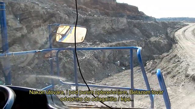 Vožnja dizelsko-električnim rudarskim kamionom, marke Belaz -75137 смотреть онлайн