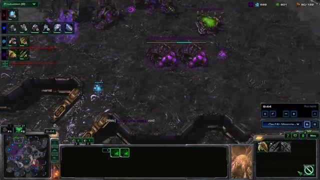 StarCraft II - Lotv 2v2 - Ville Egout - (Ladder-Zerg) Photon Rush - Ultralisk !!! смотреть онлайн