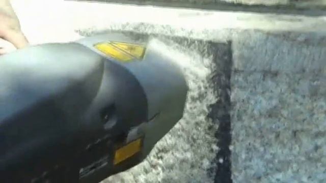 1000 Watt Laser Cleaning Historic Stone .wmv смотреть онлайн