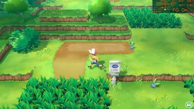 Pokémon: Let's Go, Pikachu! (60fps) (Lossless Scaling - Yuzu) - RX 6600M - R5 5600H - Lenovo Legion