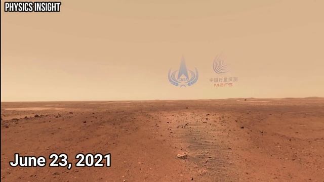 China’s Zhurong Rover's New Panorama Of Utopia Planitia To Mark 100 days Of Its Activity On Mars смотреть онлайн