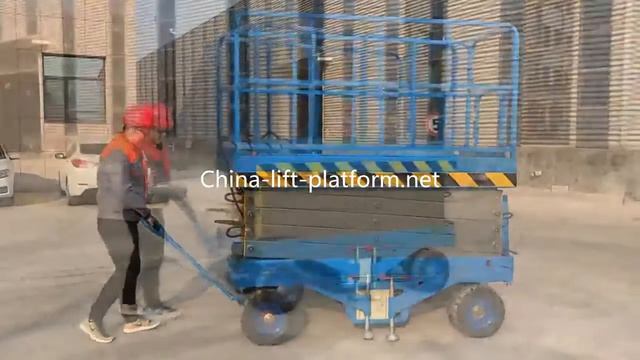Mobile Scissor Lift Electric Hydraulic Scissor Lift смотреть онлайн