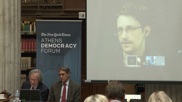 NYT Athens Democracy Forum 2016 - Google Hangout: Privacy vs. Security смотреть онлайн