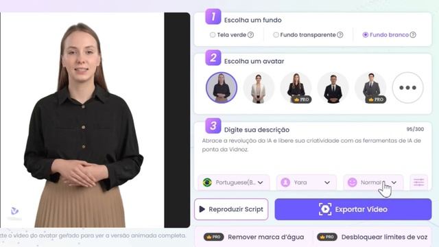 AVATAR FALANTE COM I.A - Vidnoz dá Créditos Todo Dia смотреть онлайн