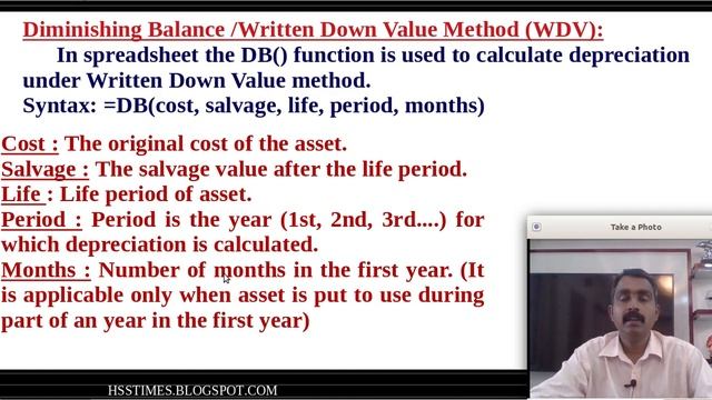 Depreciation under Diminishing Balance Method (DB METHOD) in Calc/Excel | PRACTICAL 14 | +2 ACC смотреть онлайн