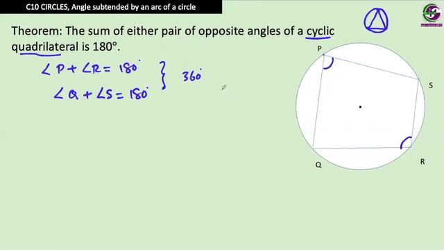 Circles| CBSE(NCERT) Class 9 | Angle subtended by an arc| Cyclic Quadrilateral| P 54| me.u смотреть онлайн