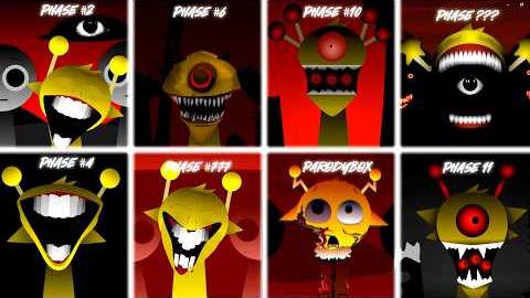 Самые ужасные фазы в sprunki incredibox #sprunki #rainbownfriends #incredibox смотреть онлайн