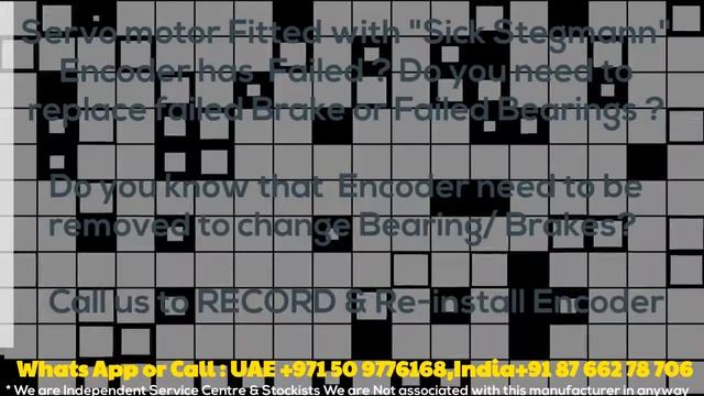 Sick SKS 36 SKS36 Encoder Installation Alignment on Servo motor Schneider + Other brands смотреть онлайн