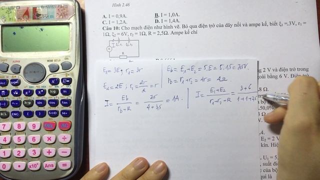 VẬT LÍ 11 - ĐỊNH LUẬT ÔM - BÀI TOÁN GHÉP NGUỒN смотреть онлайн
