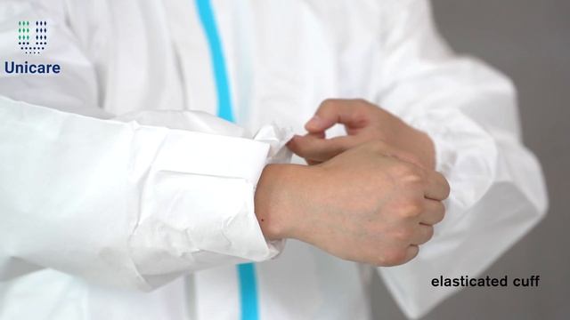 Type 4/5/6 SF 62g Breathable Waterproof Anti-static Coverall With Blue Tape For Fully Protection