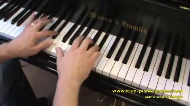 E Major Scale For Piano смотреть онлайн