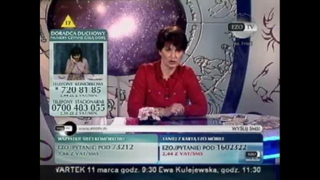 Tarocistka Danuta 08.03.2010 Ezo TV (paź monet) смотреть онлайн