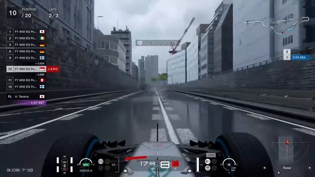 GTSport - Mercedes F1 EQ Power at Tokyo Wet смотреть онлайн