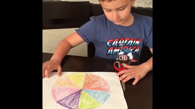 Newton'un renk çarkı nasıl yapılır? How to make Newton's color wheel. смотреть онлайн
