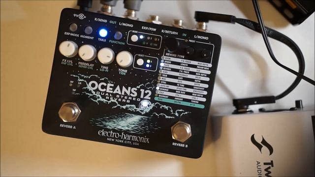 EHX OCEANS 12 PLATE + SHIMMER REVERB DEMO смотреть онлайн