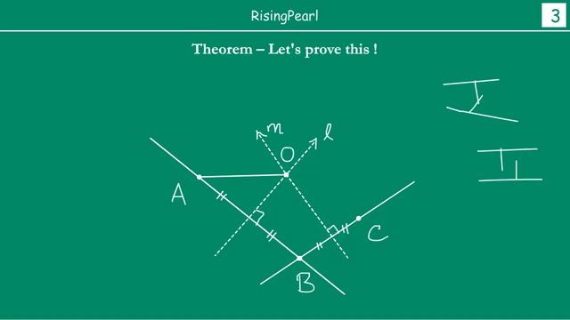 One and only circle passes through any three points drawn in the plane (Theorem and proof) смотреть онлайн