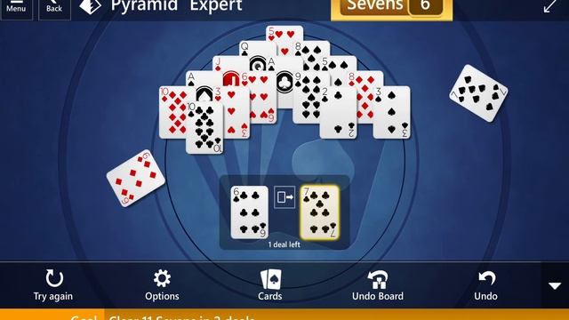 Microsoft Solitaire Collection: Pyramid - Expert - May 6, 2017 смотреть онлайн