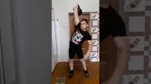 Жим гири 32 кг 60р смотреть онлайн