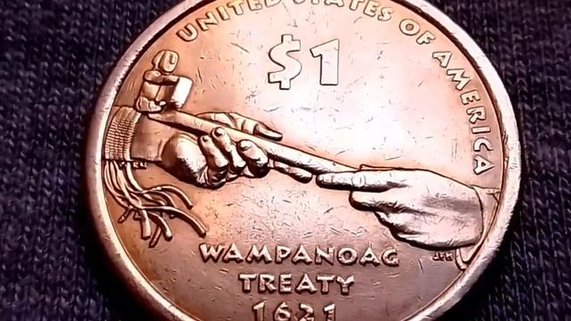 Dolar Nativo Americano (Sacagawea) Tratado de Wampanoag 1621 - 2011 смотреть онлайн