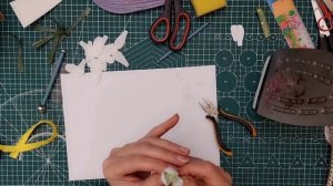 Подснежник из фоамирана