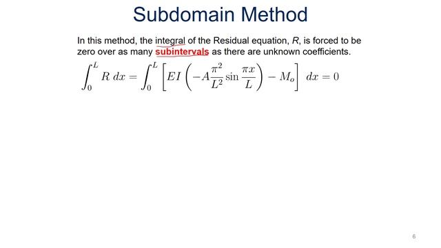 Weighted Residual (3/5): Subdomain смотреть онлайн
