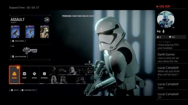 LIVE : Battlefront 2 - SERVERS DOWN err721 (in HD PS4) higher def! смотреть онлайн