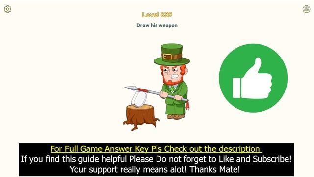 DOP 2 Level 639 (Draw his weapon) ANSWER KEY ✅ - DOP 2 Delete One Part Level 639 - Slow Motion смотреть онлайн