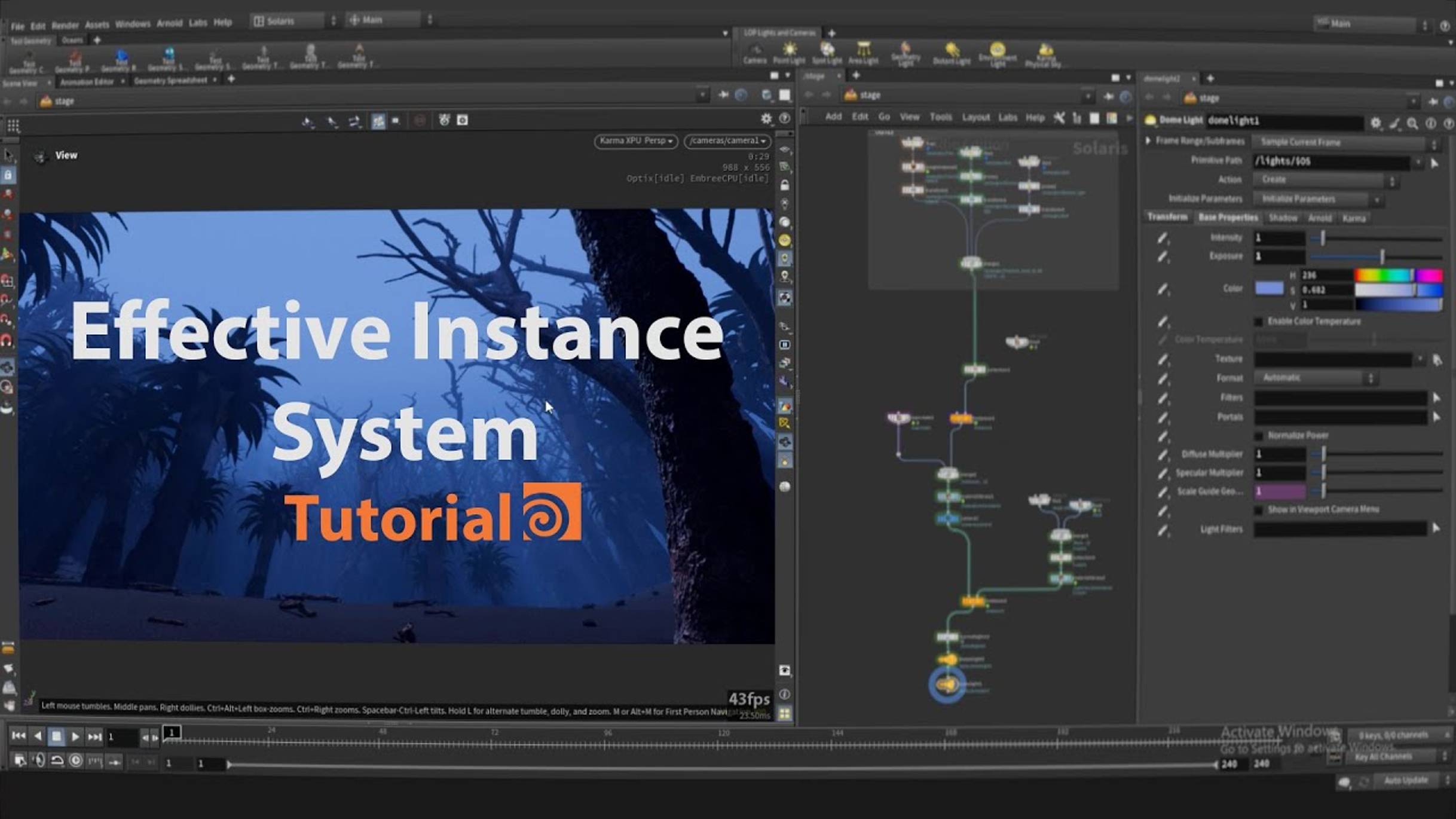 Houdini - Effective Instance System смотреть онлайн