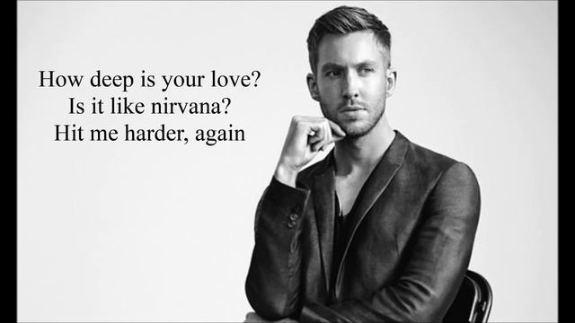 Calvin Harris & Disciples - How Deep Is Your Love (Lyrics) смотреть онлайн