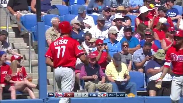 PHI@TOR: Perkins singles in first Phillies run смотреть онлайн