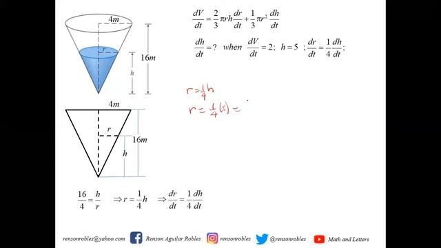 Application of Derivatives - Solving Related Rates Problems смотреть онлайн
