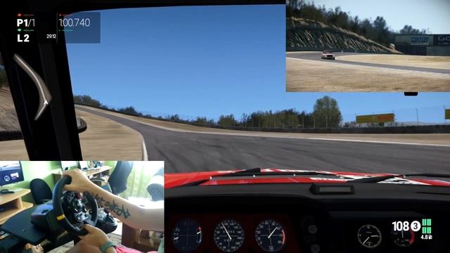 [PS4] Project Cars BMW 2002 Turbo practice lap @ Laguna Seca Raceway (+wheel & replay cam) смотреть онлайн
