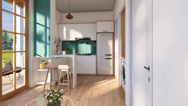 Big Life In Small House, Perfect Design For Young Couple ( 6x5 Meters ) смотреть онлайн