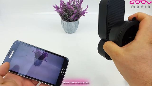 PIR camera FULLHD in motion detector+WiFi+5W LED spotlight+IR night vision+Siren(www.cool-mania.com смотреть онлайн