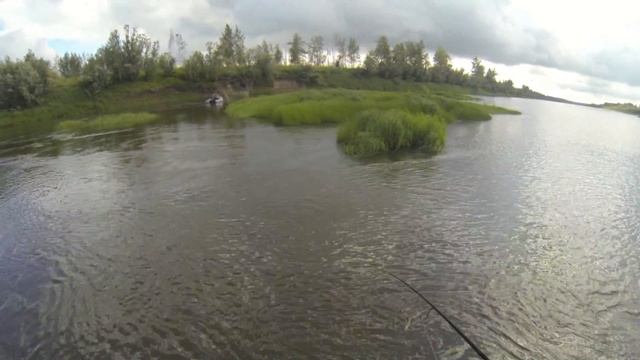 Рыбалка на Оби, щука, спининг. смотреть онлайн