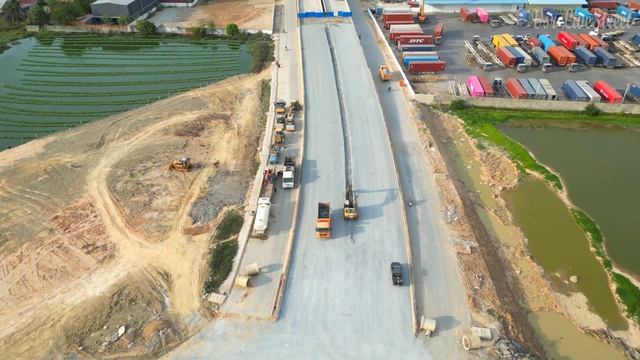 3rd Ring Road and Flyover Bridge Kob Srov Construction Update Feb 2023 смотреть онлайн