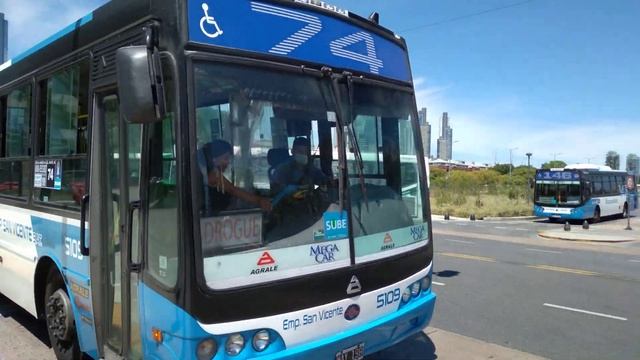 Línea 74 nuevo interno 5109 Nuovobus BamBam Agrale MT15 sin aire acondicionado смотреть онлайн