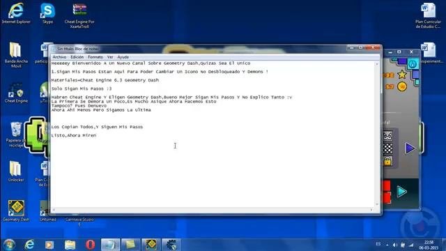 Hack Geometry Dash! Cheat Engine Steam En Español смотреть онлайн