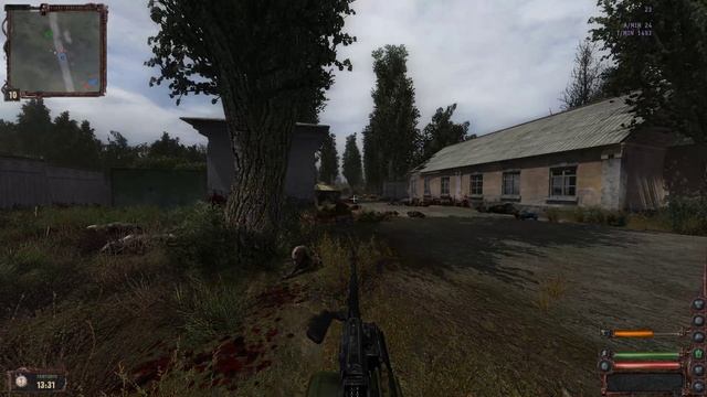 Волна мутантов и пулемёт