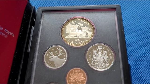 1981 Canada Double Dollar Coin Set - Canada Railway Centennial Silver Dollar Coin смотреть онлайн