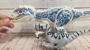 Обзор на лего кастом АТРОЦЕРАПТОР из фильма Jurassic World Dominion!