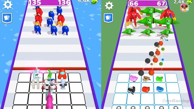 MERGE 'ALPHABET LORE & NUMBER LORE' Run 8 ⭐⭐⭐⭐⭐⭐ Abcdvwxyz & 1234567890