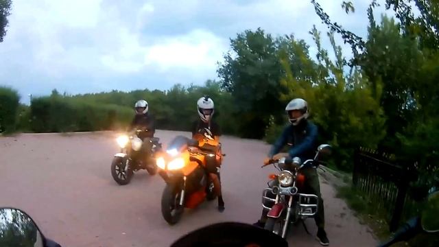 Мото покатушки вечером смотреть онлайн