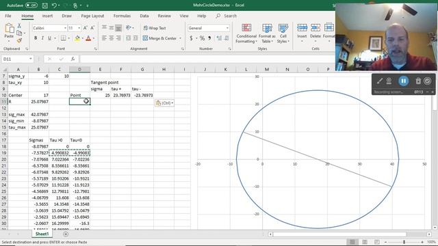 Tangent To Mohr's Circle смотреть онлайн