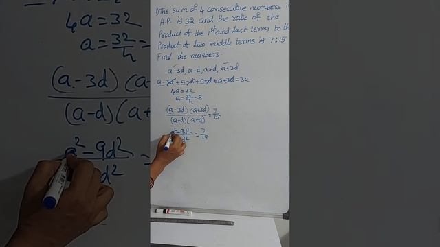 the sumof4cscno.'sin A.P. is32& ratioproduct extremesandproduct ofmiddle terms is7/15 findthenumber смотреть онлайн