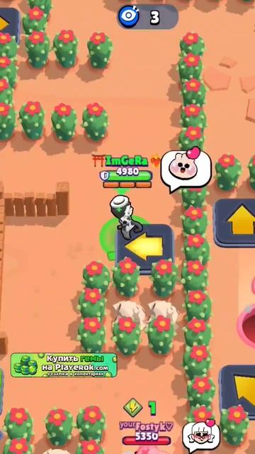 БРАВЛ СТАРС, НО ЭТО ПОБЕГ ОТ МОРТИСА В ЛАБИРИНТЕ ГРЕЯ