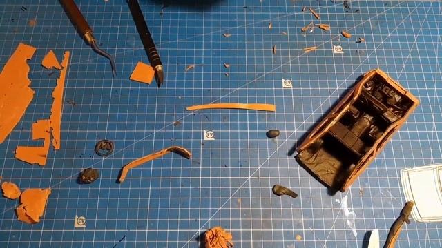процесс создания ваз 2108 из пластилина/the process of creating a VAZ 2108 from plasticine смотреть онлайн